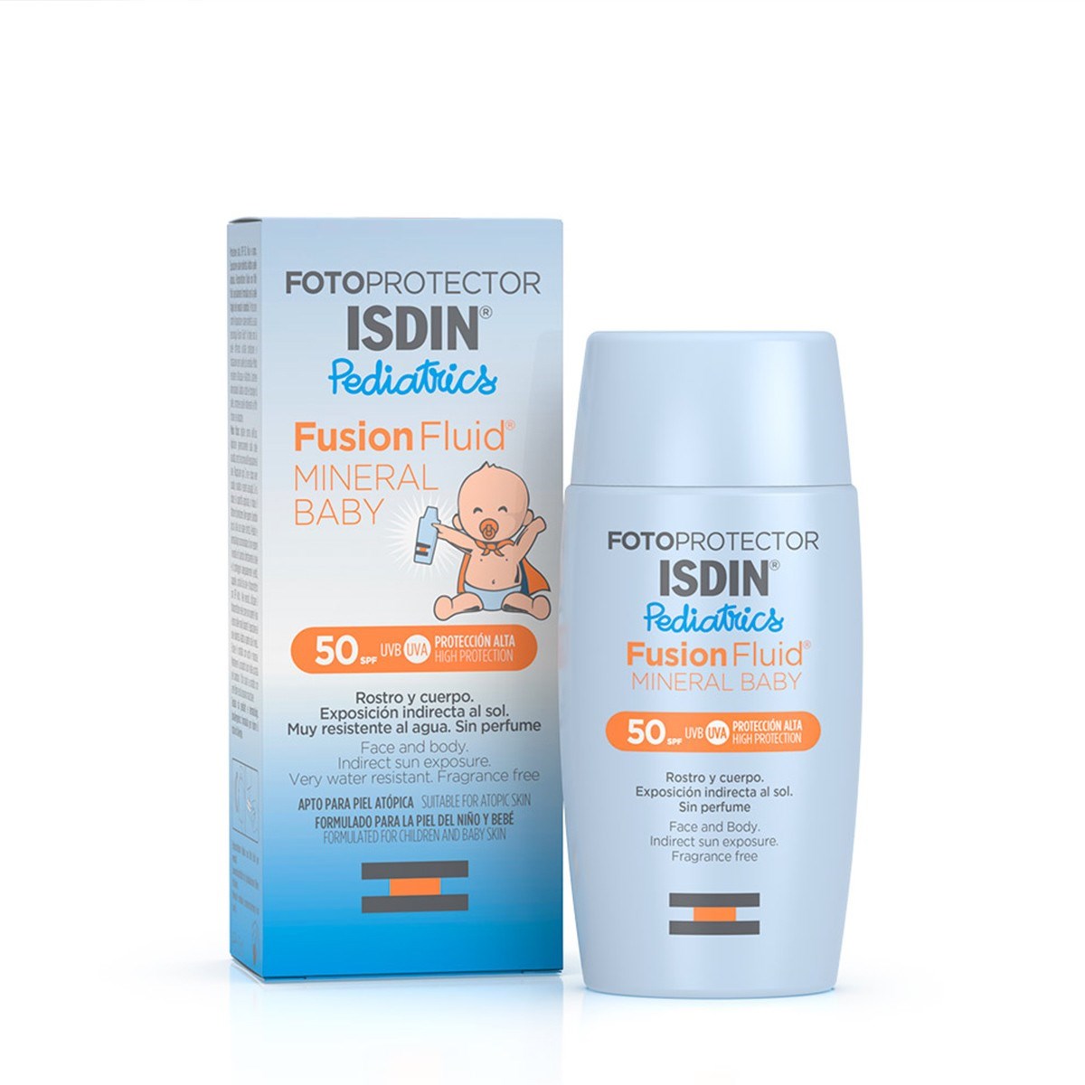 FOTOPROTECTOR ISDIN SPF-50+ FUSION BABY MINERAL