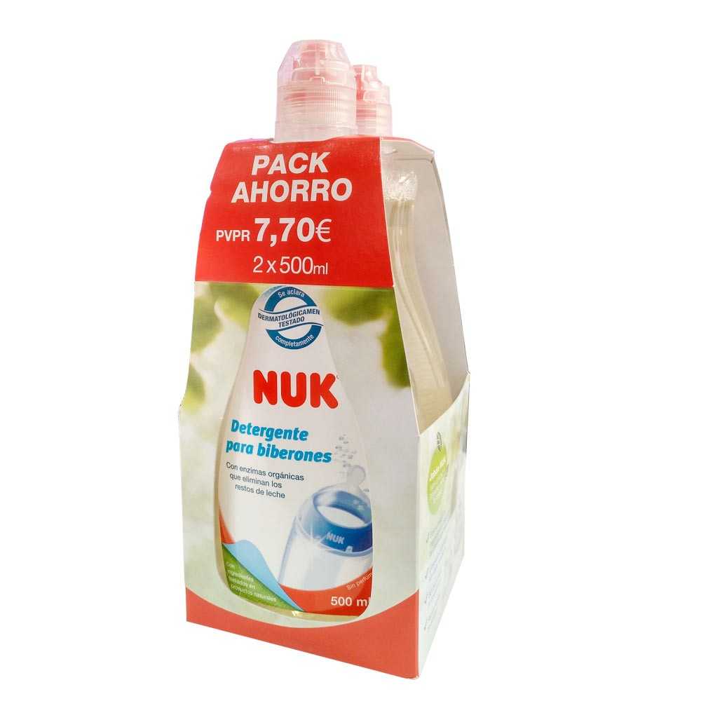 Detergente para biberones Nuk para limpiar productos infantiles