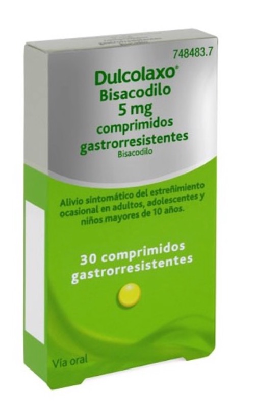 DULCOLAXO BISACODILO 5 MG 30 COMPRIMIDOS GASTRORRESISTENTES