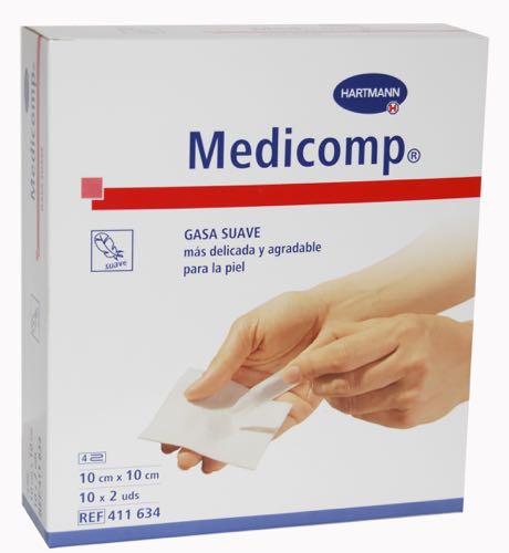 MEDICOMP APOSITO ESTERIL 10 X 10 CM 10 X 2 U