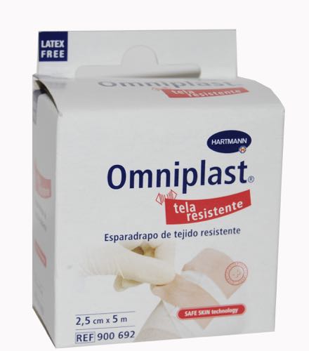 OMNIPLAST ESPARADRAPO TELA RESIST 2.5 CM X 5 M