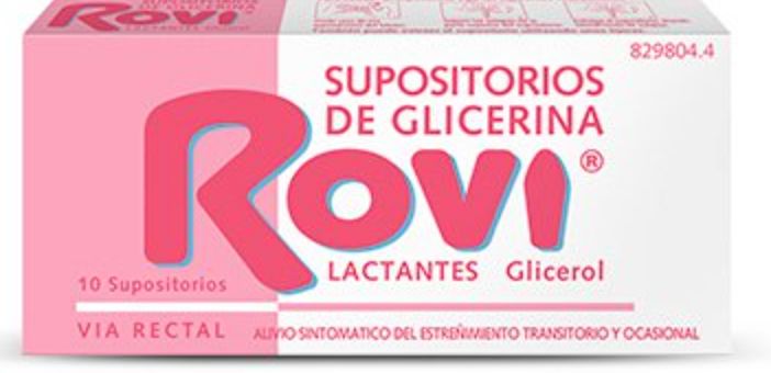 SUPOSITORIOS DE GLICERINA ROVI LACTANTES 0,672 G 10 SUPOSITORIOS